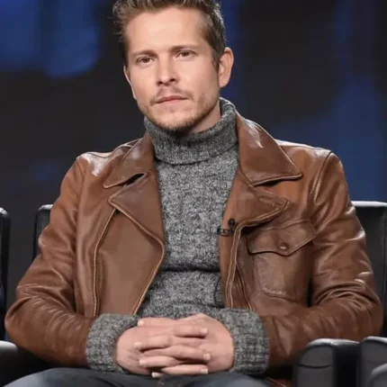 The Resident leather jacket brown