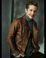 Matt Czuchry leather jacket