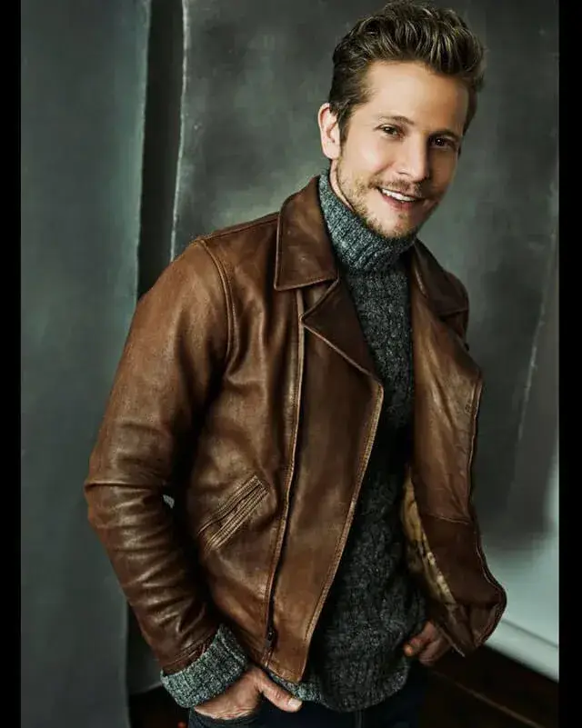 Matt Czuchry leather jacket